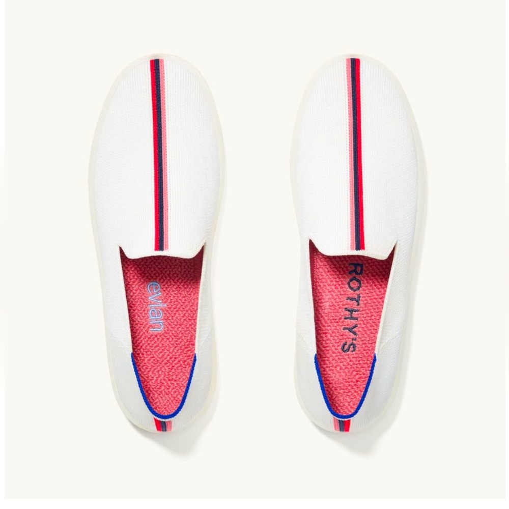 Rothy’s x Evian The Slip On Sneaker 9.5 New